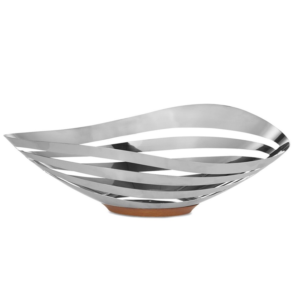 Nambé Pulse bread/ fruit bowl